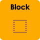 透明なブロック